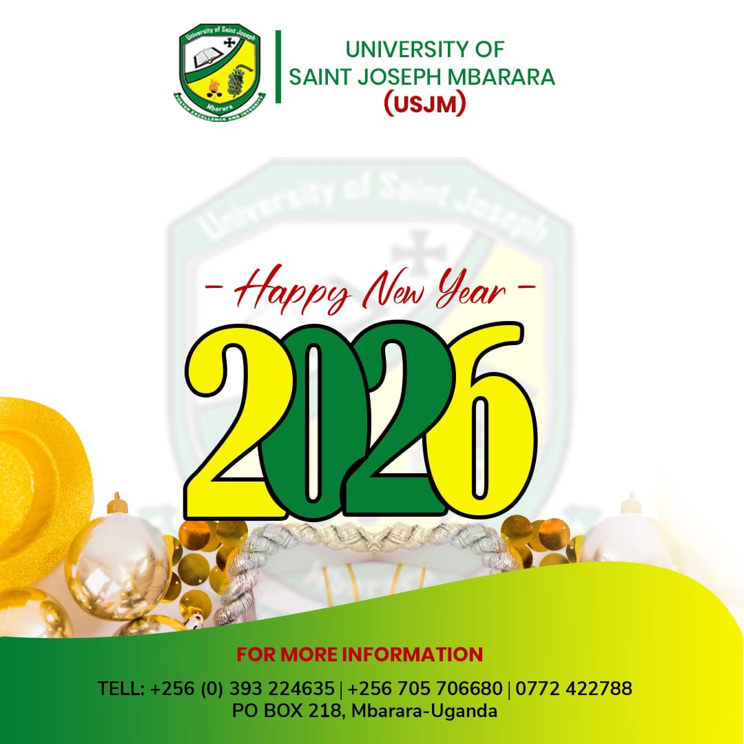 Happy New Year 2026 from the University of Saint Joseph Mbarara (USJM)
