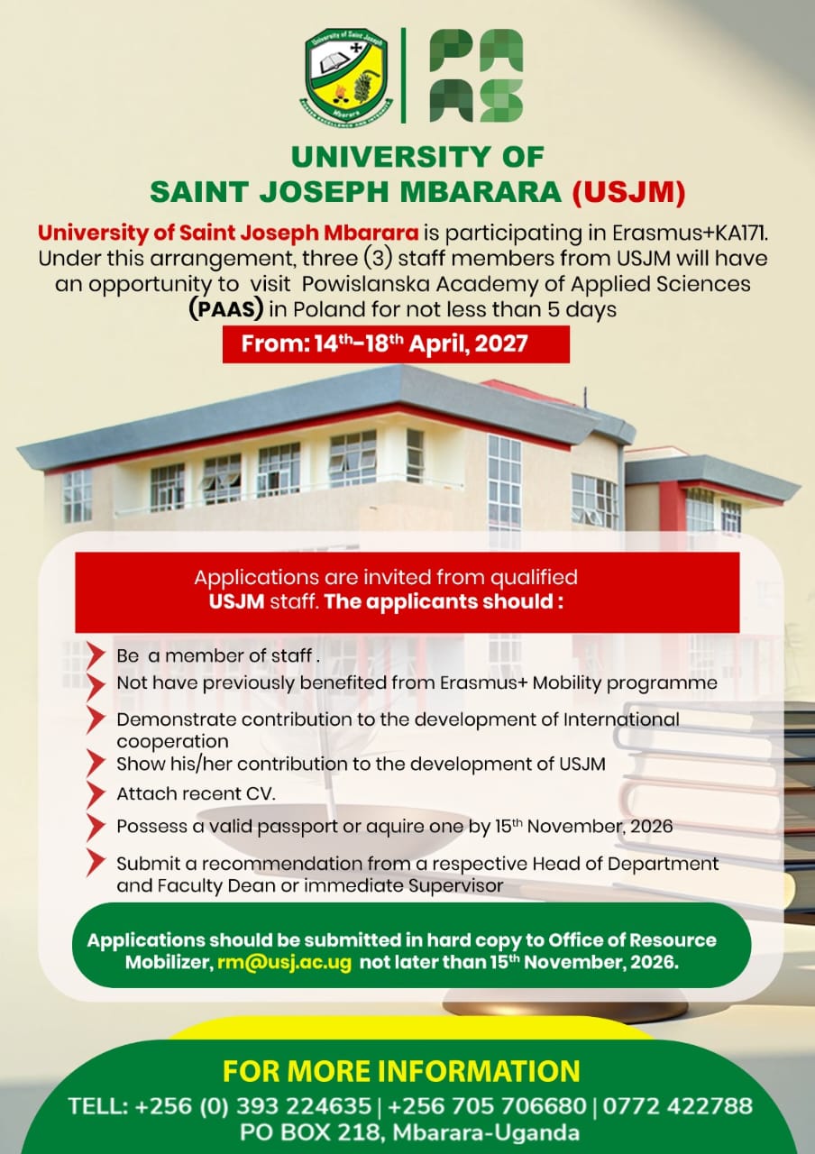 Opportunity for USJM Staff: Erasmus+ Exchange Programme in Poland